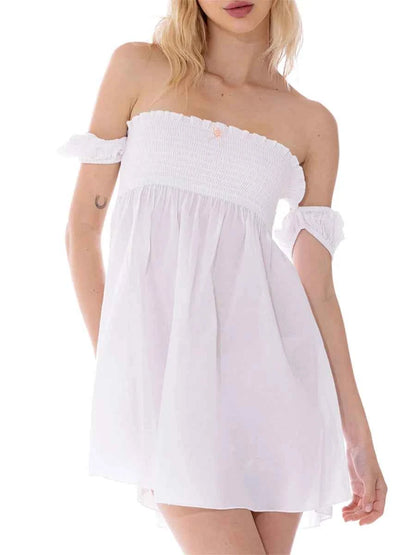 Strapless A-Line Mini Dress