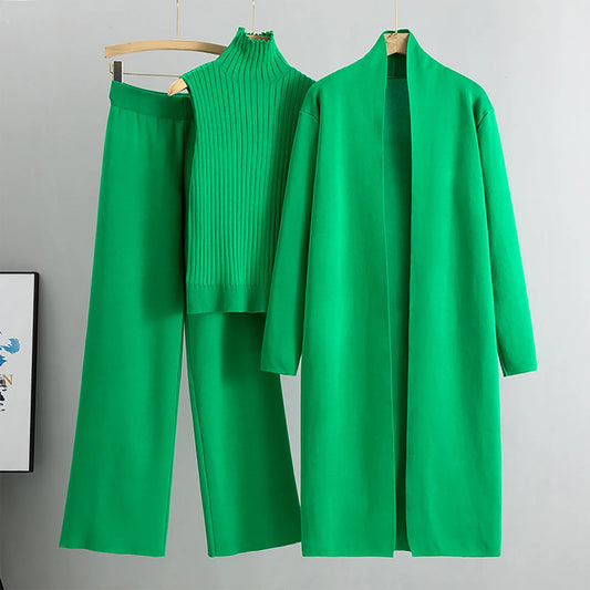 Knitted 3-Piece Set