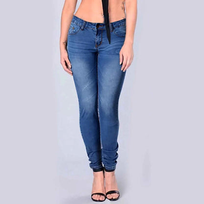Women’s Low-Waist Skinny Denim Jeans