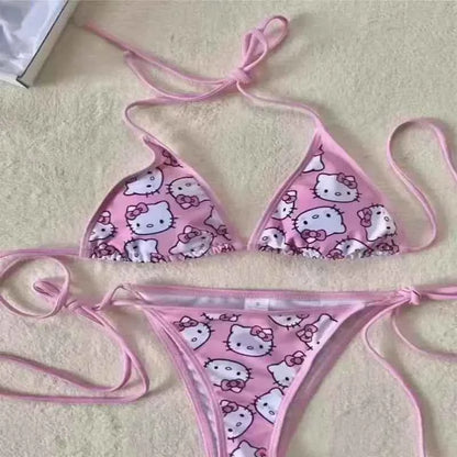 Hello Kitty Kawaii Bikini Set