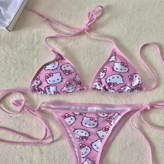 Hello Kitty Kawaii Bikini Set