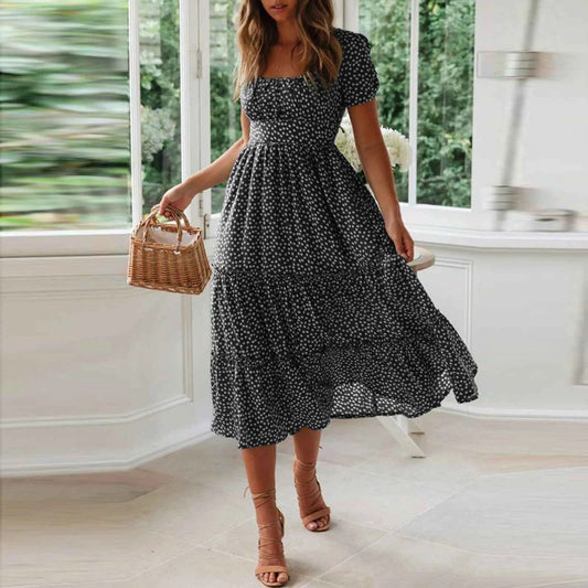 Elegant Summer Floral Dress