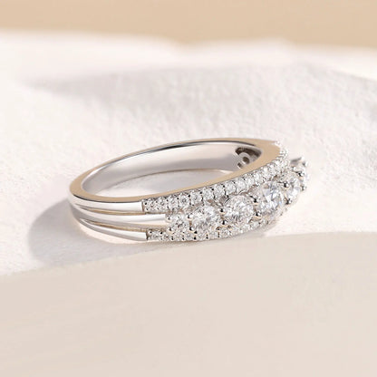 Luxury Moissanite Eternity Band