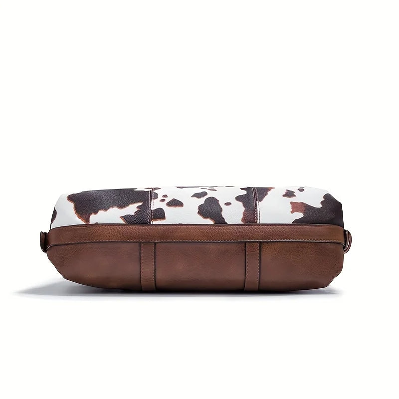 Cow Print Western Tote