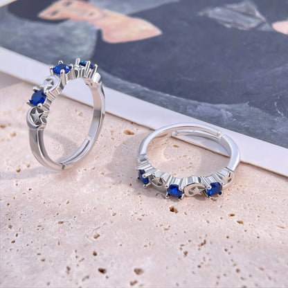 Holiday Outfit Moon Ring