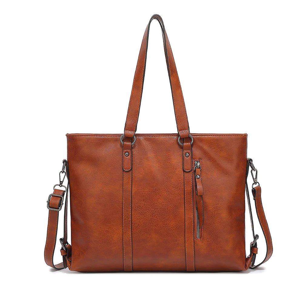 Cow Print Tote Set