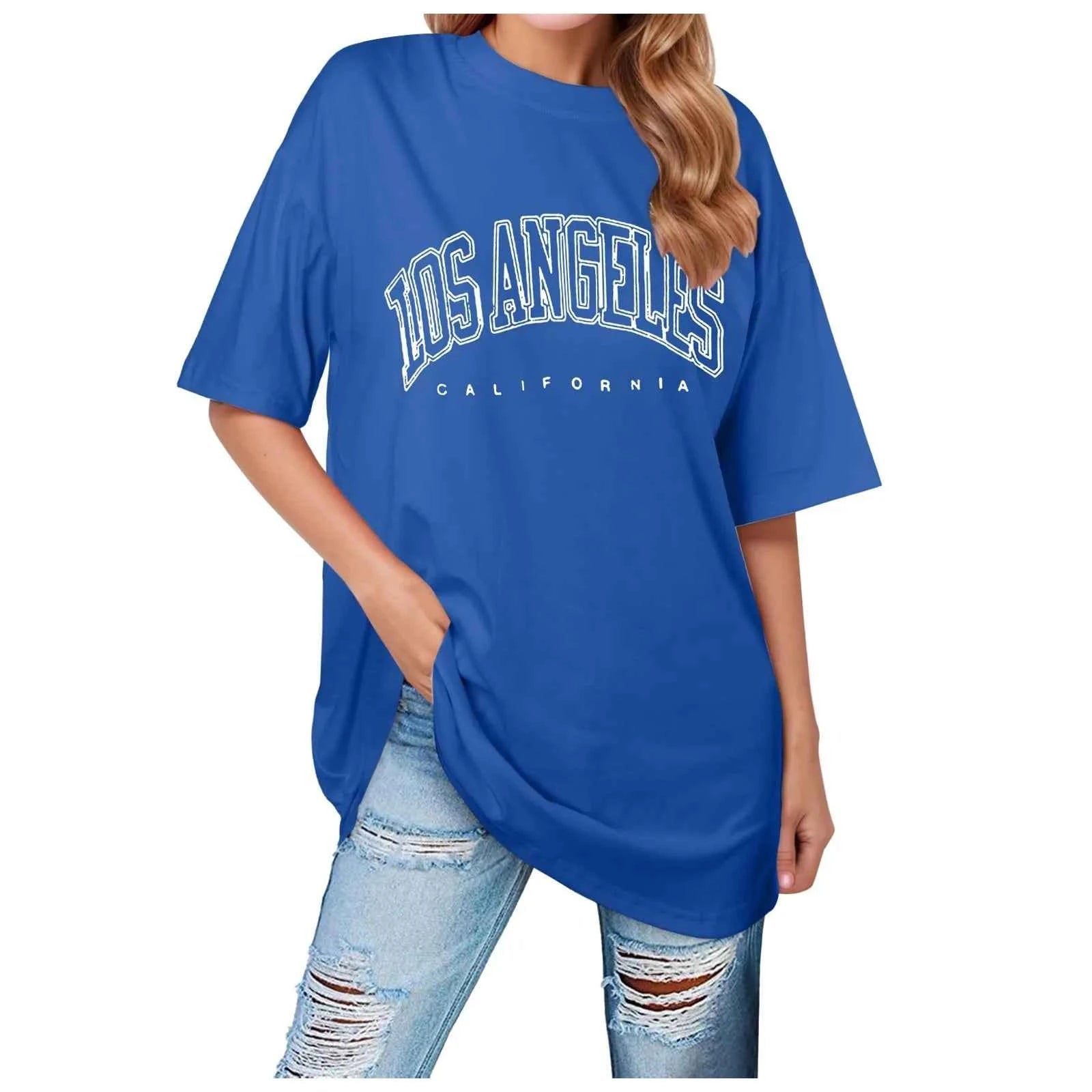 Street Hip Hop Oversized T-Shirt for Women