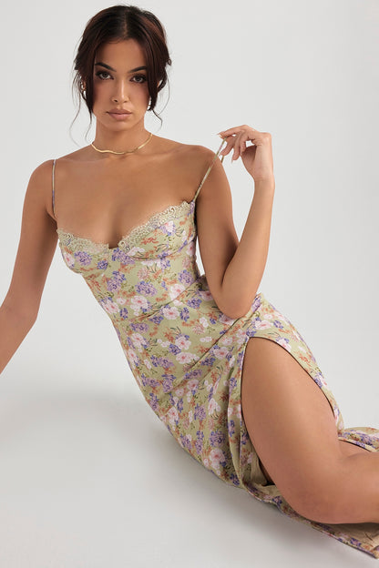 Lace Backless Sling Dress