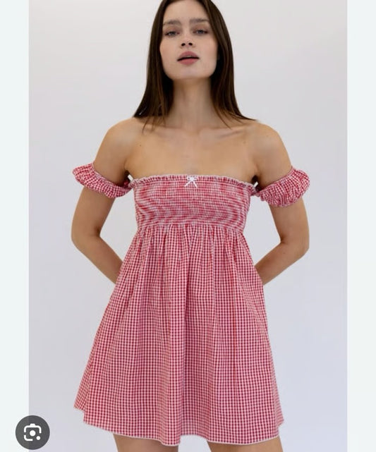 Strapless A-Line Mini Dress