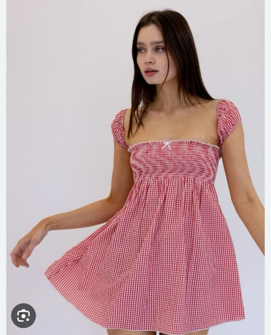 Strapless A-Line Mini Dress